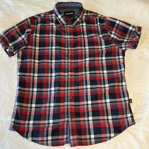 ♦️AEROPOSTAL Plaid button down shirt - Picture 1 of 9